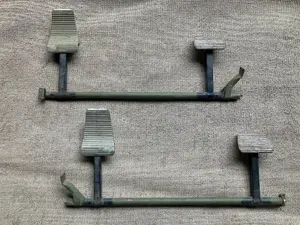 Stinson 108 Rudder Pedals, Pilot and Copilot and Rudder Bar  (wby3)